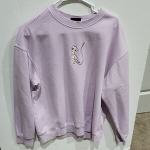 H&M Light Purple Sweater Mew Pokemon
